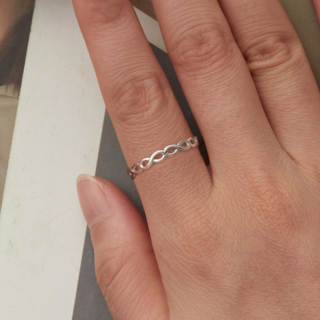 Inel argint infinit [1]