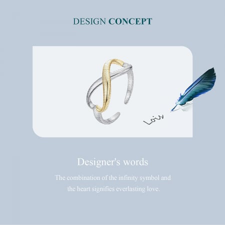 Inel argint Infinit [11]