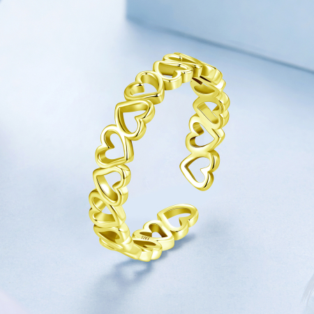 Inel argint inimioare [2]