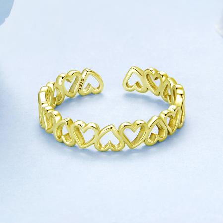 Inel argint inimioare [5]