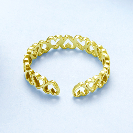 Inel argint inimioare [8]