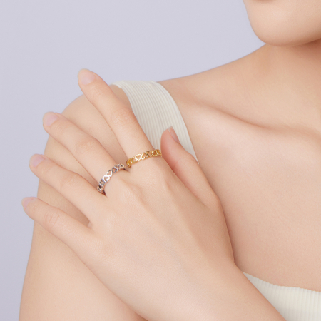 Inel argint inimioare [16]