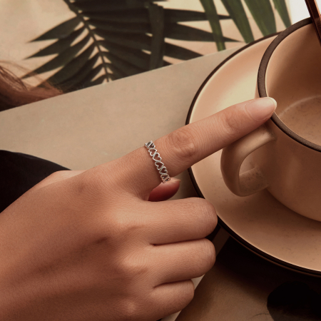 Inel argint inimioare [8]