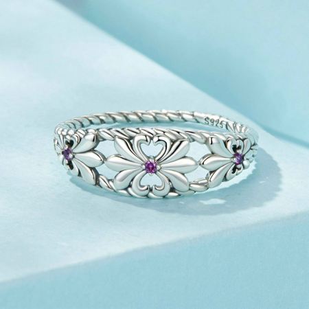 Inel argint iris [8]