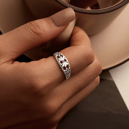 Inel argint iris [2]