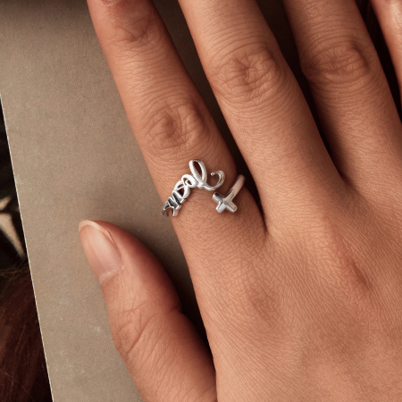 Inel argint Jesus Cross [1]