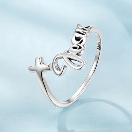 Inel argint Jesus Cross [2]