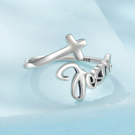 Inel argint Jesus Cross [7]