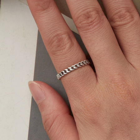 Inel argint lant cubanez [4]