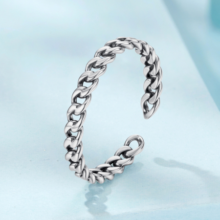 Inel argint lant cubanez [2]