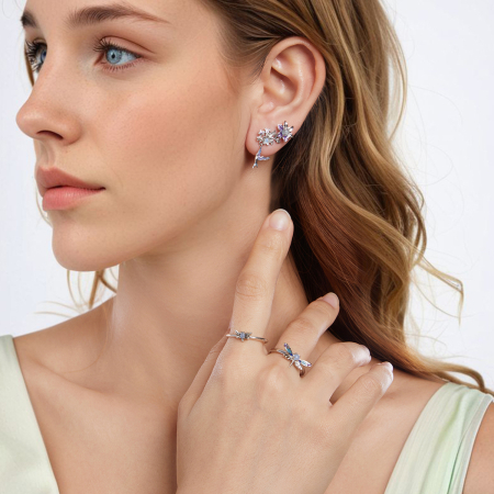 Inel argint Libelula [16]