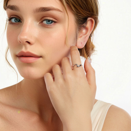 Inel argint neregulat [8]