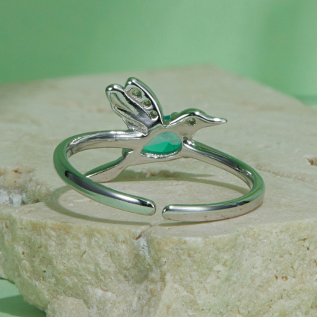 Inel argint pasare colibri [6]