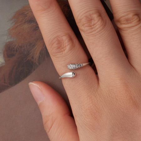 Inel argint picaturi [4]