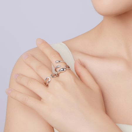 Inel argint picaturi [14]