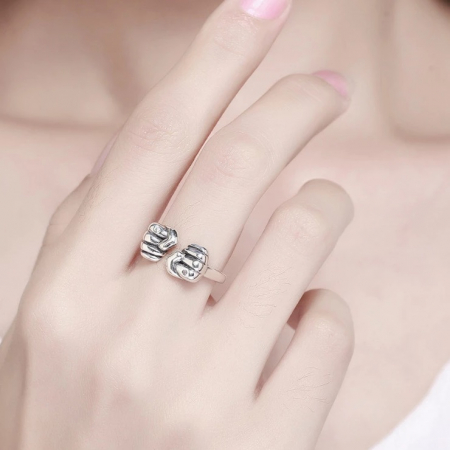 Inel argint Puterea Curajului [4]