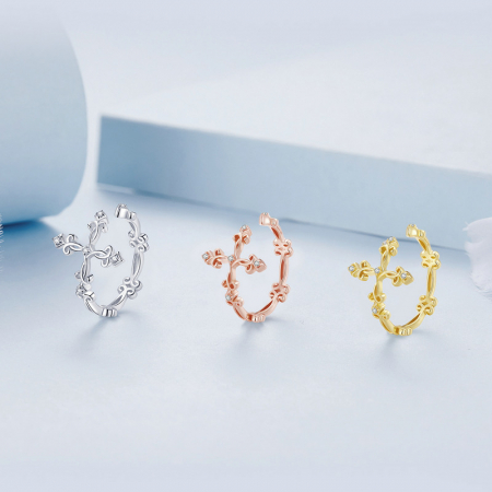 Inel argint reglabil cruce [10]