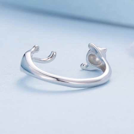 Inel argint reglabil pisicuta [6]