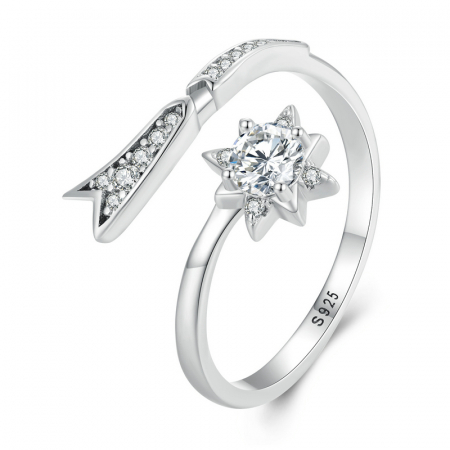 Inel argint reglabil steaua cazatoare [7]