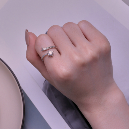 Inel argint reglabil steaua cazatoare [5]