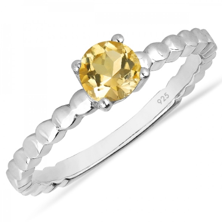 Inel argint Rosalind, 925, cu citrin - IVA0056 [0]