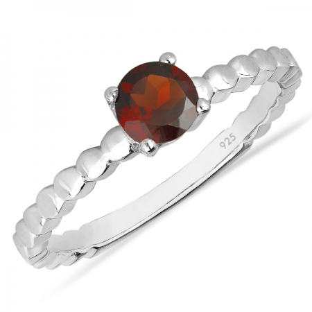 Inel argint Rosalind, 925, cu granat - IVA0055 [1]