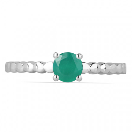 Inel argint Rosalind, 925, cu onix verde - IVA0061 [1]