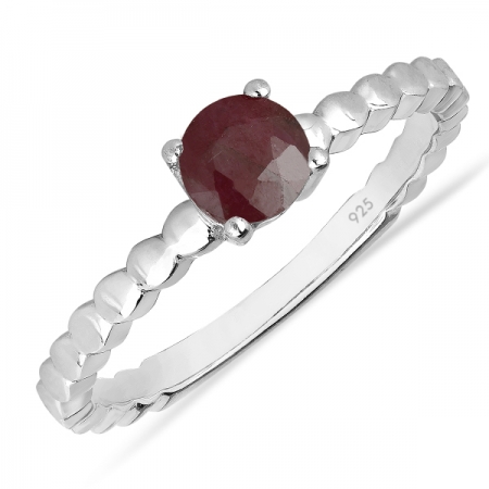 Inel argint Rosalind, 925, cu rubin - IVA0058 [0]