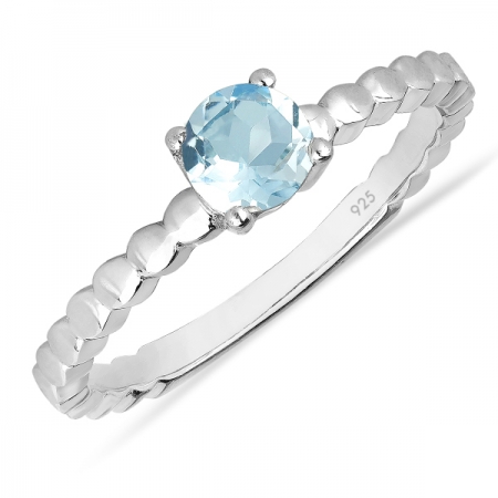Inel argint Rosalind, 925, cu topaz Sky Blue - IVA0060