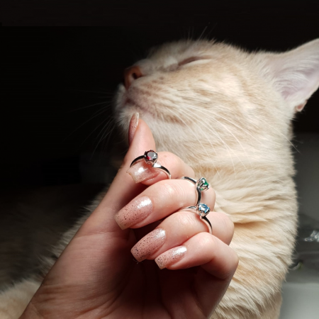 Inel argint Roxelana, 925, cu agat verde - IVA0071 [5]