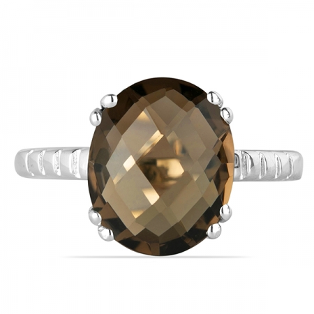 Inel argint Royal, 925, cu cuart fumuriu - IVA0002 [1]