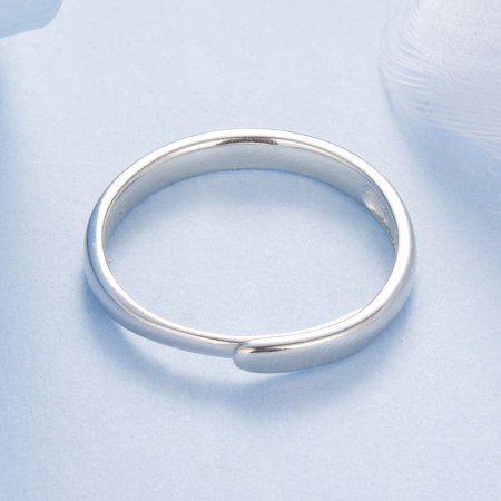 Inel argint simplu [8]