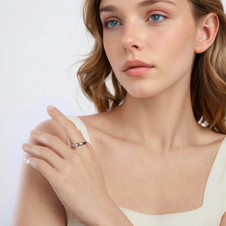 Inel argint simplu [9]