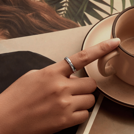 Inel argint simplu [7]