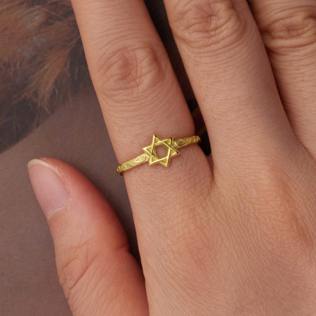 Inel argint Steaua lui David [1]