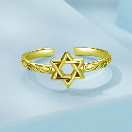 Inel argint Steaua lui David [7]