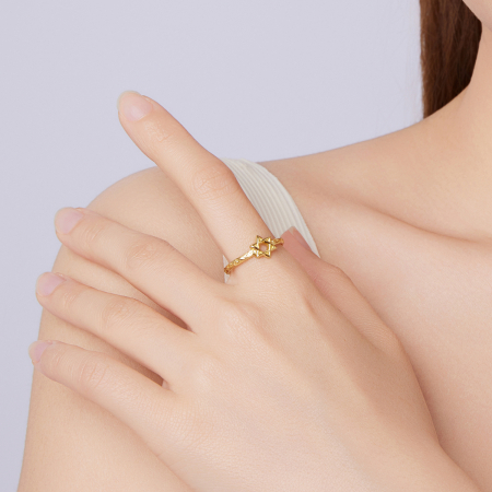 Inel argint Steaua lui David [5]