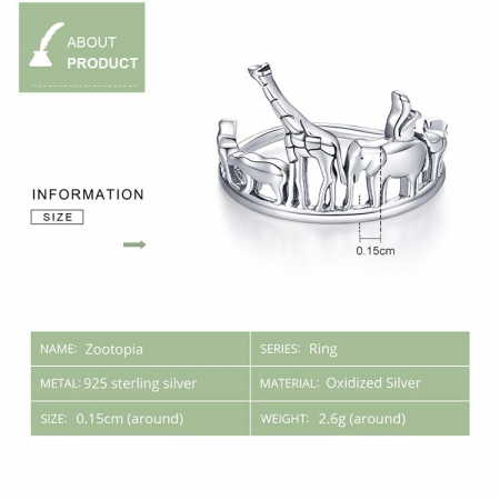 Inel argint Zootopia [3]