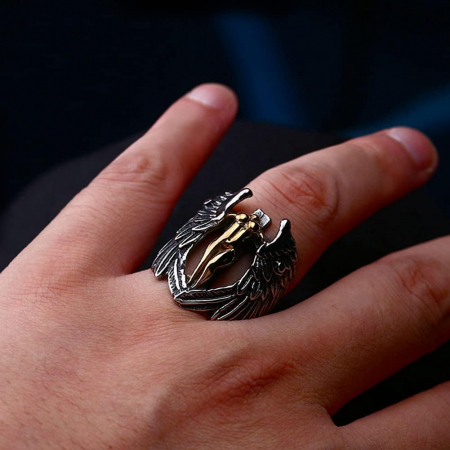 Inel inox cu inger ispititor [2]