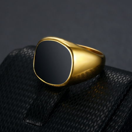 Inel inox rotund cu email [1]
