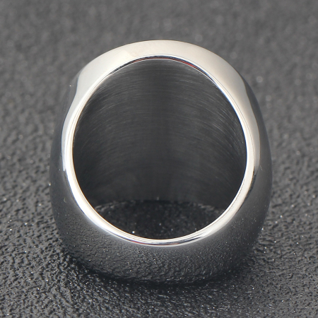 Inel inox Smiley [6]
