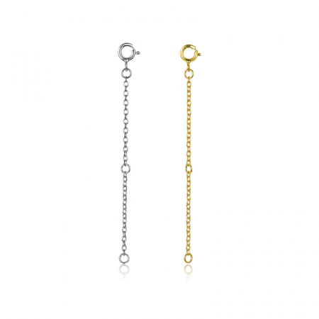 Extensie 10 cm lant argint placat cu aur [10]