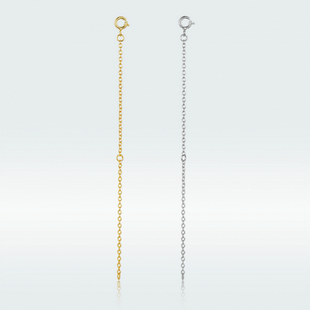 Extensie 10 cm lant argint placat cu aur [7]