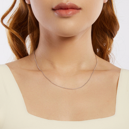 Lant argint 0,8 mm sarpe ajustabil [7]