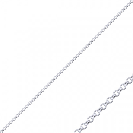 Lant zale rotunde argint 925 placat cu rodiu 70 cm - LTU0027 [0]