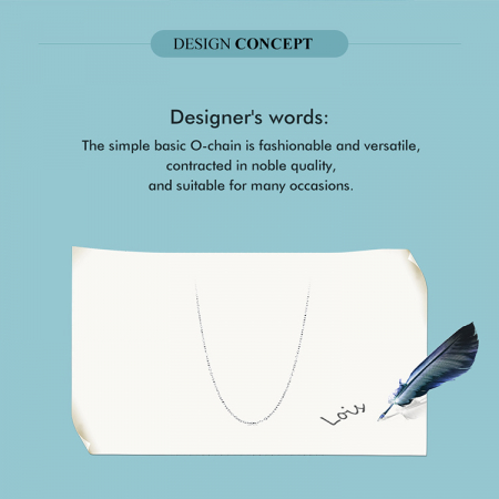 Lant argint ajustabil cu zale [9]