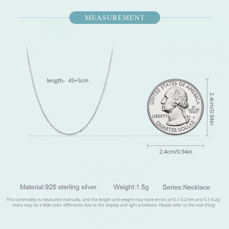 Lant argint ajustabil cu zale [11]