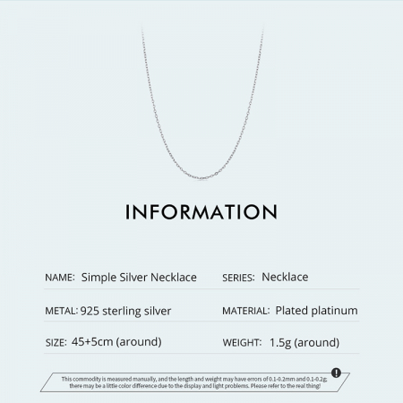 Lant argint ajustabil cu zale [10]