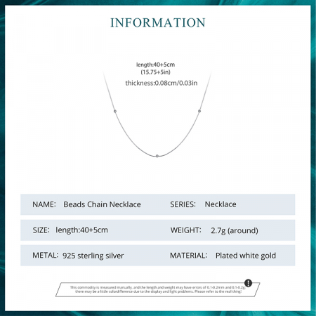 Lant argint cu bilute [11]