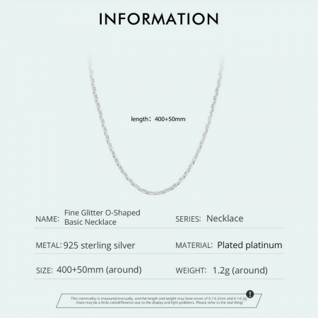 Lant argint cu zale ovale [10]